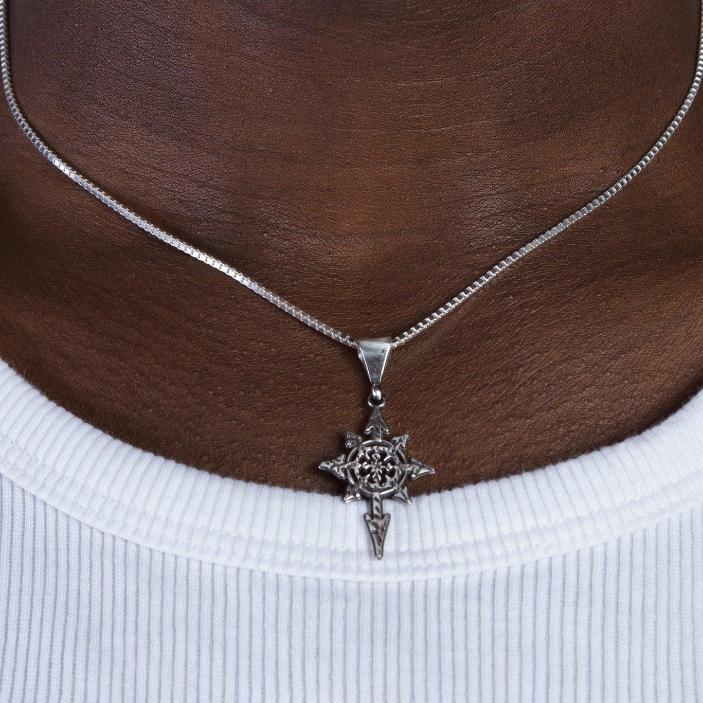 Chrome Star necklace