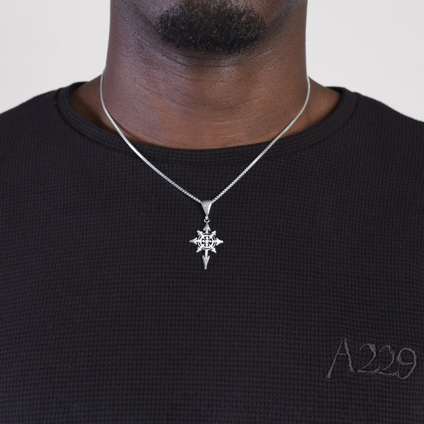 Chrome Star necklace