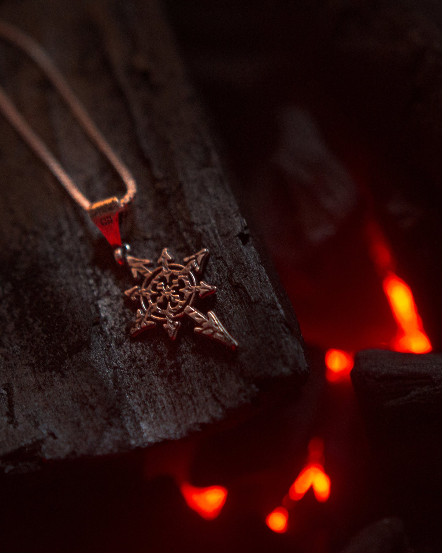 Chrome Star necklace