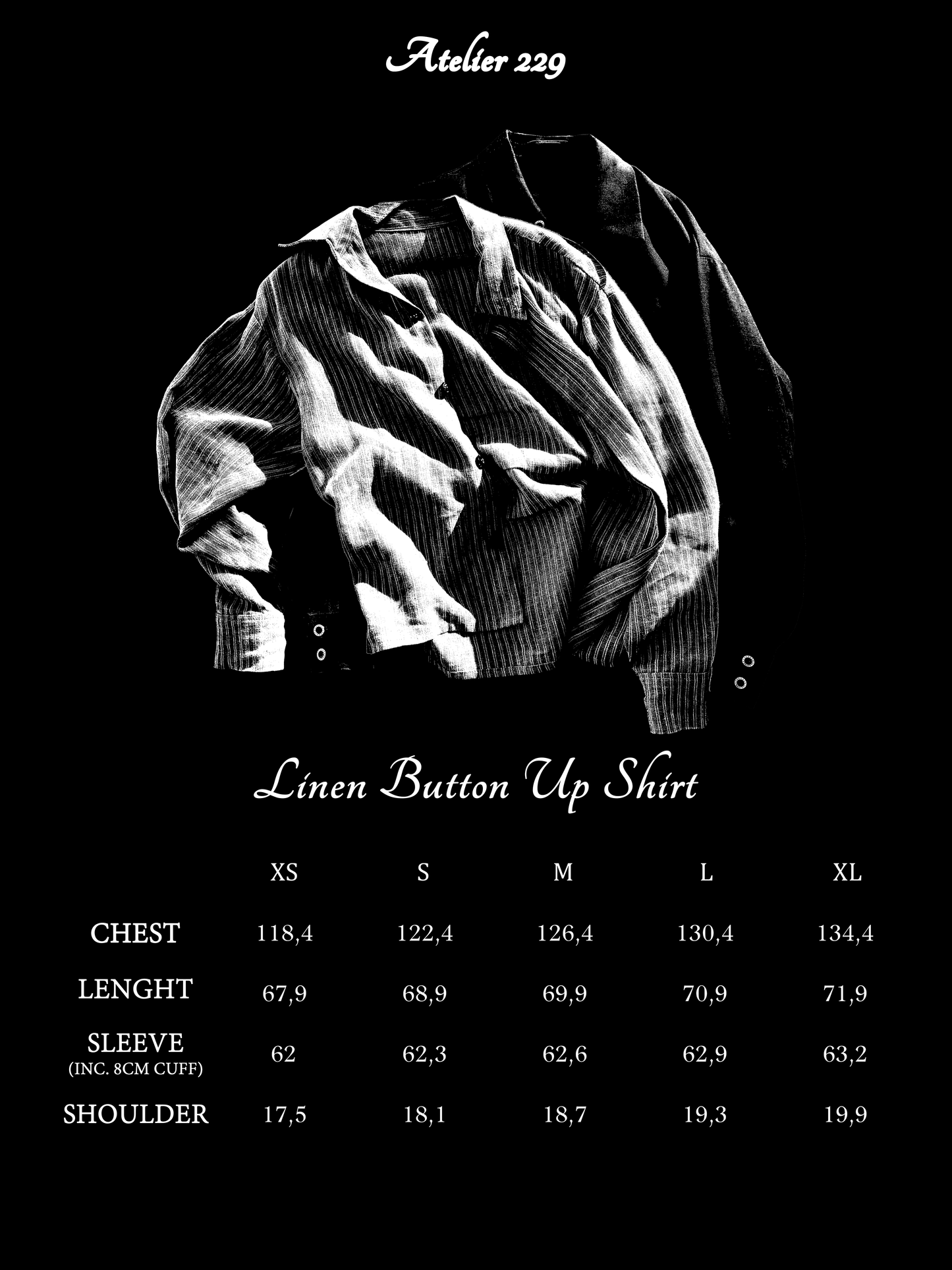 Black linen button up shirt