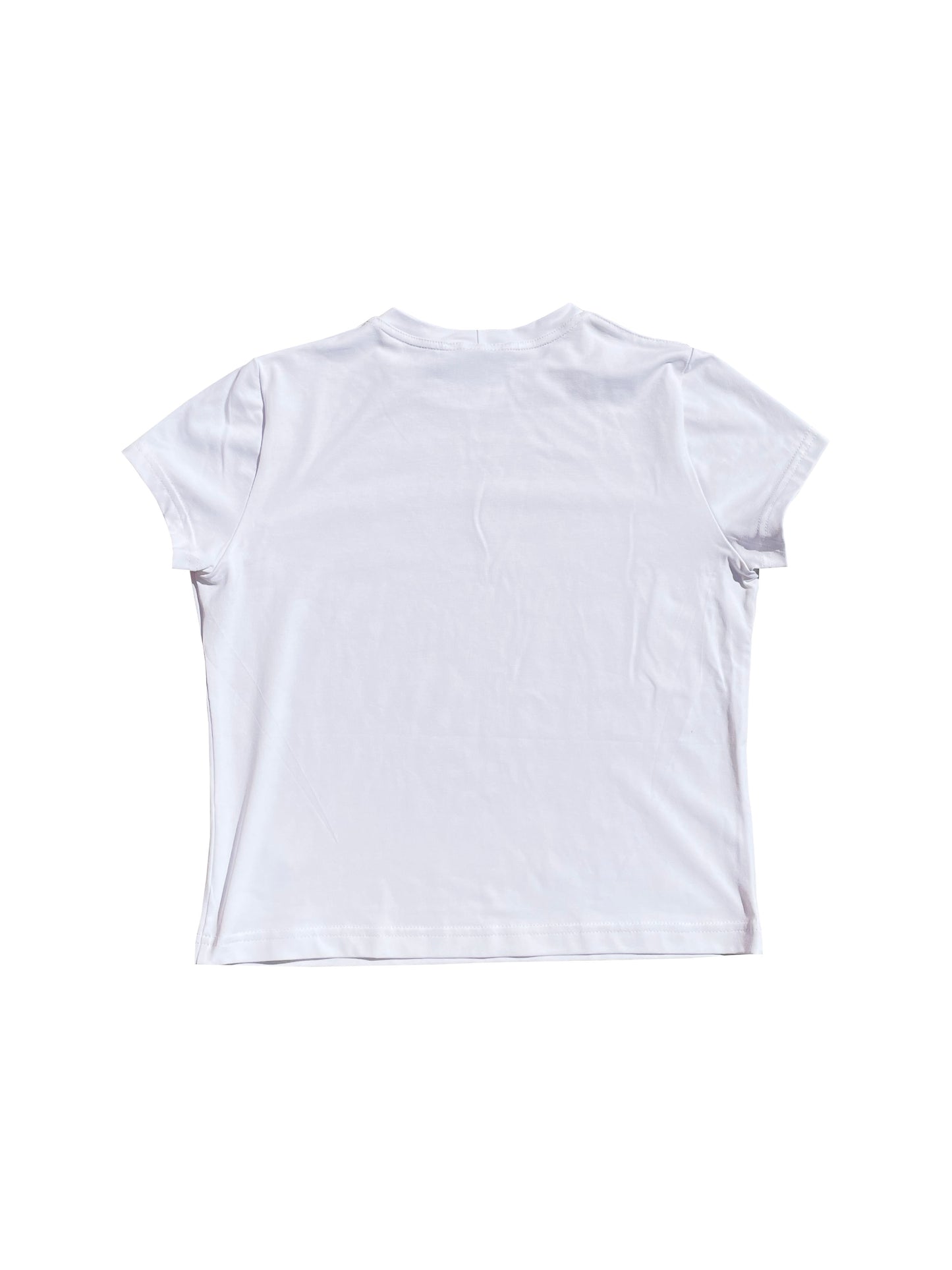 Sweet Distraction Baby Tee White