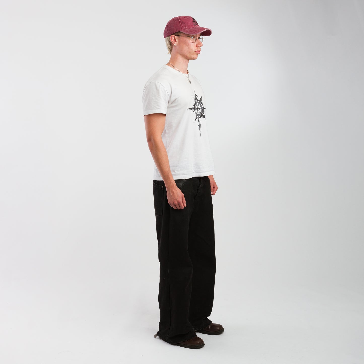 A229 distressed logo cap