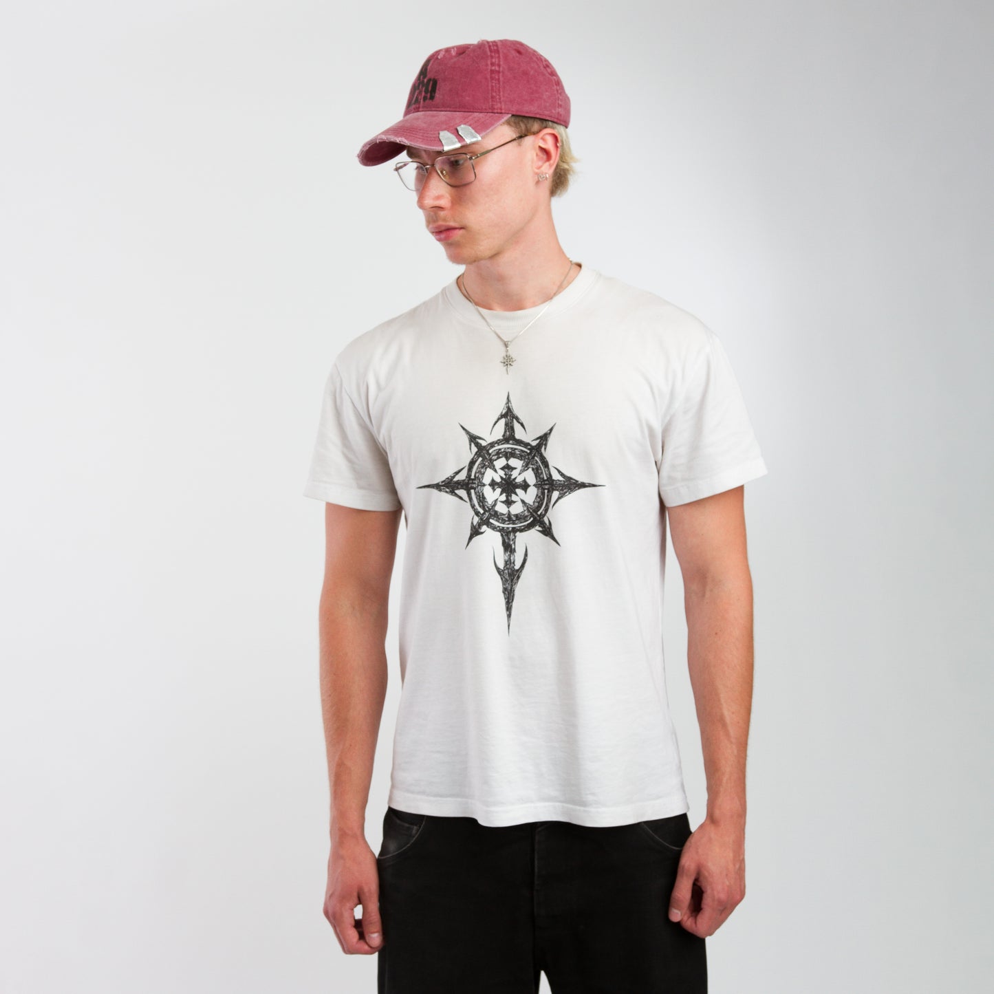 A229 distressed logo cap