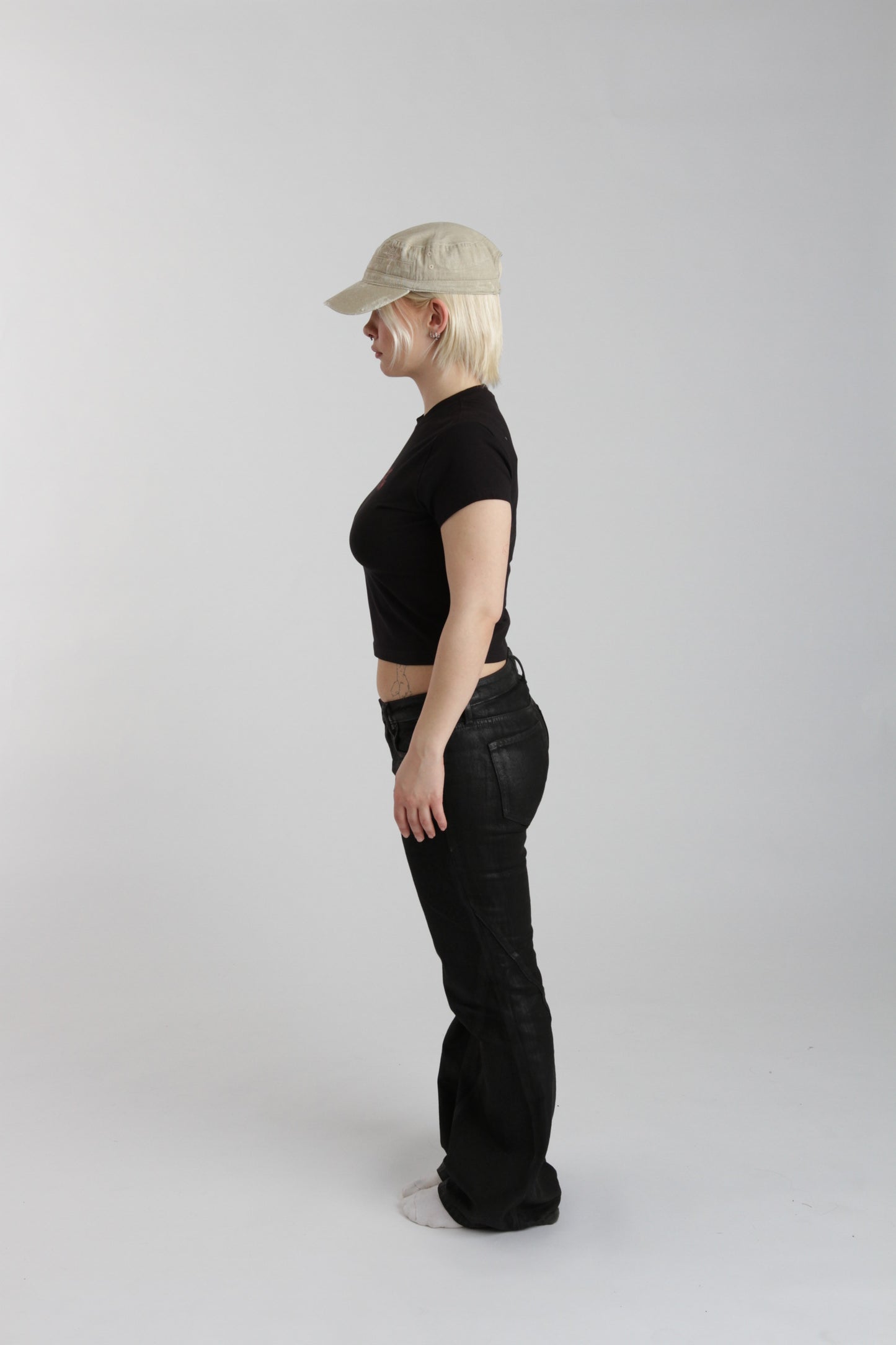 Sweet Distraction Baby Tee Black