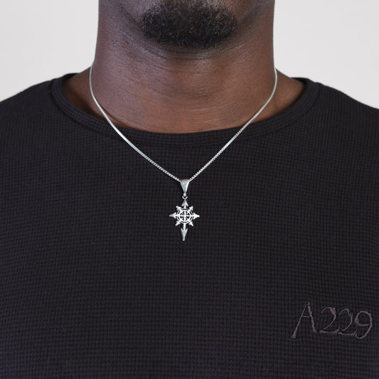Chrome Star necklace