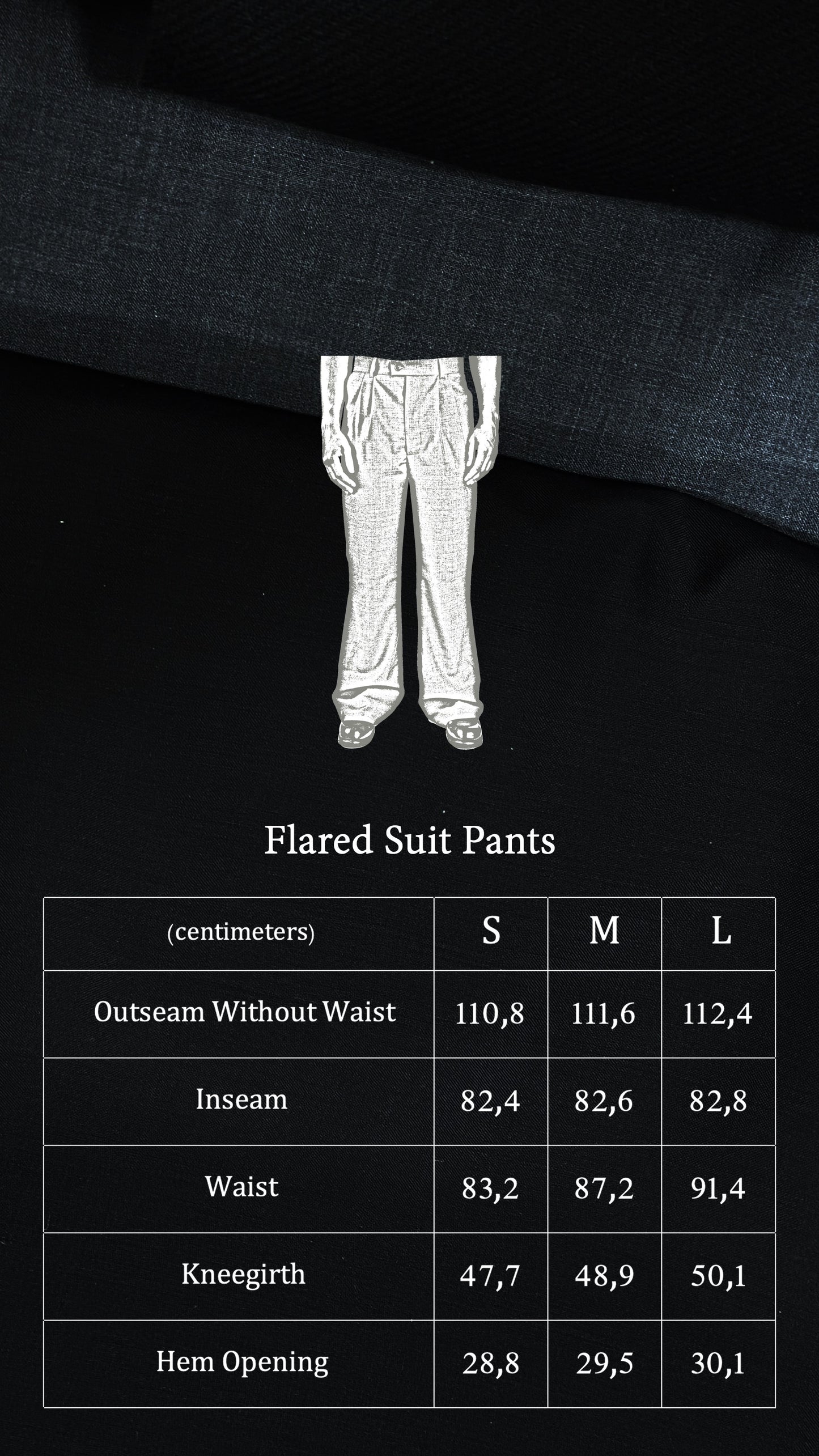 Flared Suit Pants